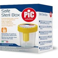 Pic Safe Steril Box - Contenitore per la raccolta sottovuoto dell'urina, 1 bicchierino Pic 100ml