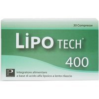 Piemme Pharmatech Lipotech 400 - Integratore alimentare contro lo stress ossidativo, 30 compresse