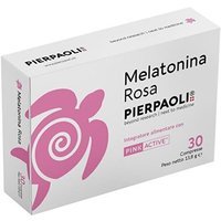 Pierpaoli Melatonina Rosa Integratore Alimentare Pink Active, 30 Compresse