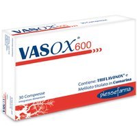 Piessefarma Vasox 600 Integratore Insufficienza Venosa, 30 Compresse