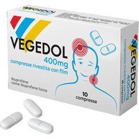 Pietrasanta Pharma Vegedol 400mg Ibuprofene Antinfiammatorio, 10 compresse