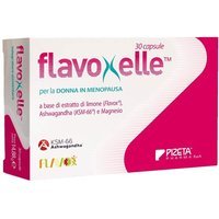 Pizeta Pharma Flavoxelle Integratore Donna in Menopausa, 30 Capsule