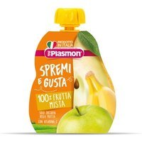 Plasmon Spremi e Gusta - Purea di frutta per la merenda dei bambini, Plasmon frutta mista 100 ml
