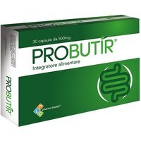 Plc Pharma integratore Probutir - Simbiotico per la flora intestinale, 30 capsule gastroresistenti