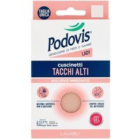 Podovis Cuscinetti Lady per tacchi alti - Gel traspirante per il sollievo del metatarso, 1 paio