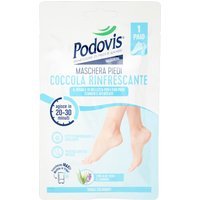 Podovis Maschera Piedi Coccola Rinfrescante, 1 paio di calzari