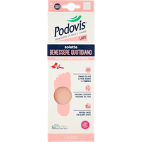 Podovis Solette Décolleté Effetto Comfort - Supporto in gel per tallone e avampiede, 6 paia