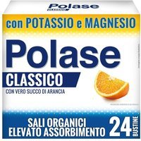 Polase Classico Integratore alimentare di Potassio e Magnesio Gusto Arancia, 24 Bustine