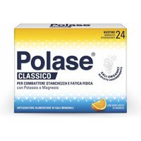 Polase Classico Integratore Sali Minerali Magnesio Potassio Gusto Arancia,24 Bst