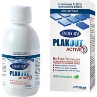 Polifarma Plak Out Active 0.20% - Collutorio Polifarma per il trattamento d'urto antiplacca, 200 ml