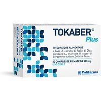 Polifarma Tokaber Plus - Integratore per il metabolismo di lipidi e colesterolo, 30 compresse