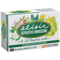 Pool Pharma Elisir Depurativo Ambrosiano, 80 compresse