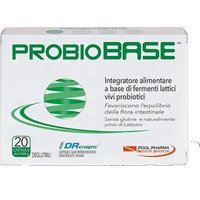 Pool Pharma Probiobase Integratore di Fementi Lattici Vivi, 20 Capsule