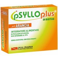 Pool Pharma PsylloPlus Arancia Integratore per Intestino Pigro, 20 Bustine