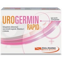 Pool Pharma Urogermin Rapid - integratore funzionalità vie urinarie, 15 capsule