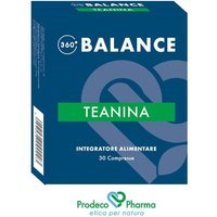 Prodeco Pharma 360 Balance Teanina - Integratore teanina Prodeco Pharma 360 per rilassamento e insonnia, 30 compresse