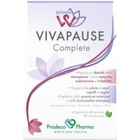 Prodeco Pharma Donna W - VivaPause Complete Integratore Menopausa, 30 Compresse