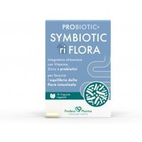 Prodeco Pharma Probiotic+ - Symbiotic riFLORA Integratore di Probiotici, 15 capsule