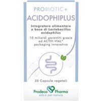 Prodeco Pharma Probiotico Acidophiplus - Integratore per la flora intestinale, 30 capsule