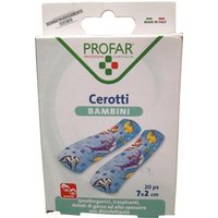 Profar Cerotti per Bambini Ipoallergenici 7 x 2 cm, 20 cerotti