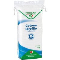 Profar Cotone Idrofilo per Medicazione e Cosmesi, 500g
