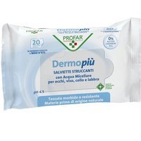 Profar Dermo Piu Salviette Detergenti Struccanti, 20 salviette