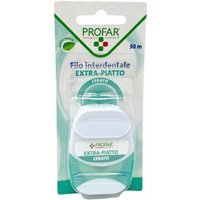 Profar Filo Interdentale Extra-Piatto Cerato 50m Menta Fresca, 1 Pezzo