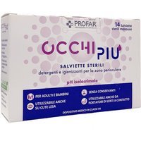 Profar Occhi Più - Salviette Sterili Detergenti Perioculari, 14 salviettine