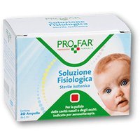 Profar Soluzione Fisiologica Sterile Isotonica Adulti Bambini, 20 Ampolle x 5ml