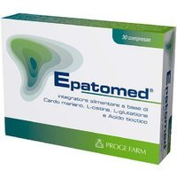 Proge Farm Epatomed - Integratore alimentare per la funzionalità epatica e depurativa, 30 compresse