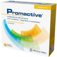 Proge Farm Promactive - Integratore Proge Farm con creatina, magnesio e potassio per l'energia, 14 bustine