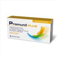 Proge Farm Promunil Plus vitamina B12 - Integratore per le difese immunitarie, 30 compresse
