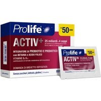 Prolife Active+ 50+ anni Integratore Alimentare di Probiotici, 10 bustine