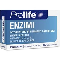 Prolife Enzimi Integratore di Fermenti Lattici ed Enzimi Digestivi, 30 Capsule