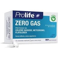 Prolife Zero Gas Dispositivo Medico Flatulenza Gonfiore e Crampi, 45 Compresse