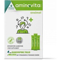 PromoPharma Aminovita Plus - Ansimel Integratore Tono dell'Umore, 20 Stick Pack