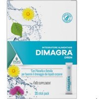 Promopharma Dimagra - Dren Integratore Alimentare Drenante, 20 stick