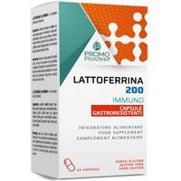 PromoPharma Lattoferrina 200 Immuno Integratore Sistema Immunitario, 30 Capsule