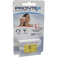 Prontex Ear Foam Tappi Auricolari in Schiuma, 3 paia
