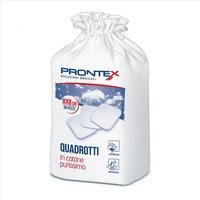 Prontex Quadrotti Di Cotone Purissimo Formato 8 x 8 cm 50 Pezzi