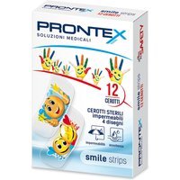 Prontex Smile Strips Cerotto Sterile per Bambini, 12 cerotti