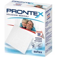 Prontex Softex Garza in Tessuto Non Tessuto 10 x 10 cm, 100 Compresse Sterili