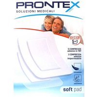 Prontex Soft Pad Compresse Adesive In Tnt 10X12.5 cm 5 Pezzi + 1 Impermeabile