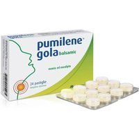 Pumilene Gola Balsamic Integratore Alimentare Menta ed Eucalipto, 24 Pastiglie