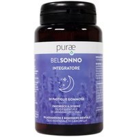 Purae Belsonno - Integratore Alimentare Sonno e Relax, 20 pastiglie gommose