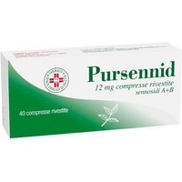 Pursennid Lassativo Stimolante Intestino Stitichezza Occasionale, 40 compresse