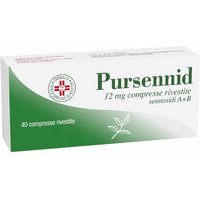 Pursennid Lassativo Stimolante Intestino Stitichezza Occasionale, 40 compresse