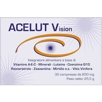 Quality Farmac Acelut Vision - Integratore Acelut Vision per la capacità visiva, 30 compresse