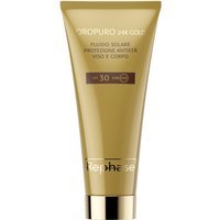 Rephase Oropuro 24K Gold - Fluido Solare Protezione Antietà SPF30, 150ml