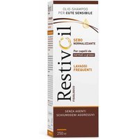 RestivOil Fisiologico Sebonormalizzante Olio-Shampoo per Capelli Grassi, 250ml